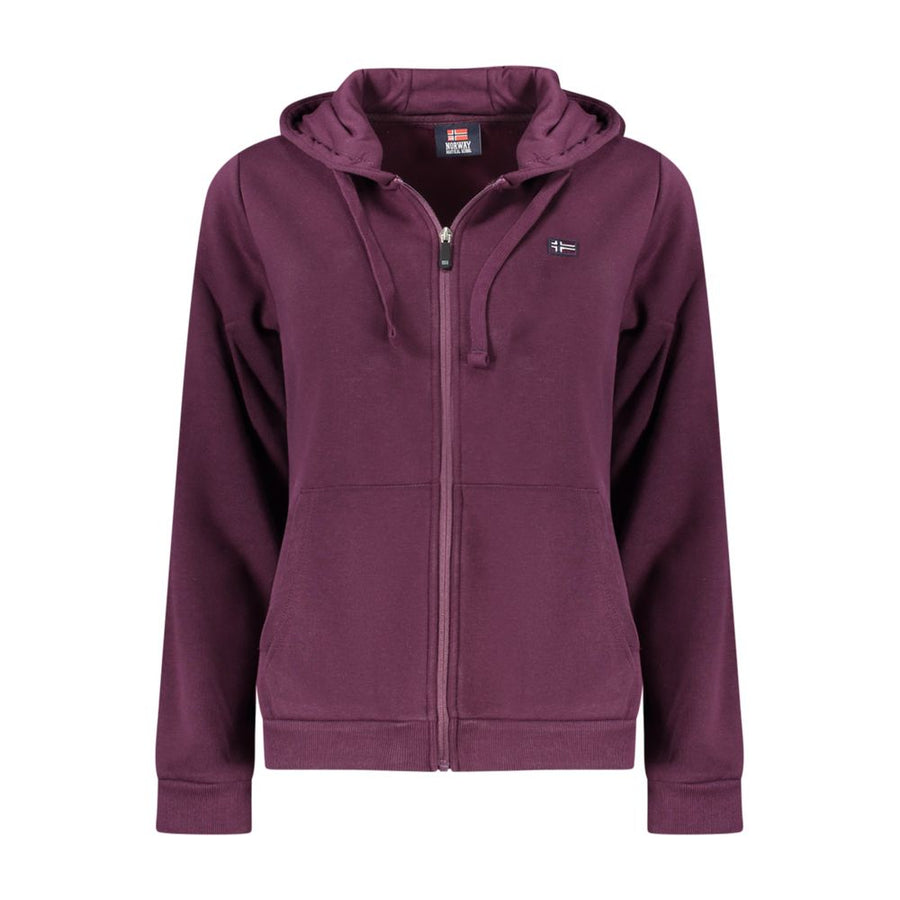 Purple Cotton Sweatshirt
