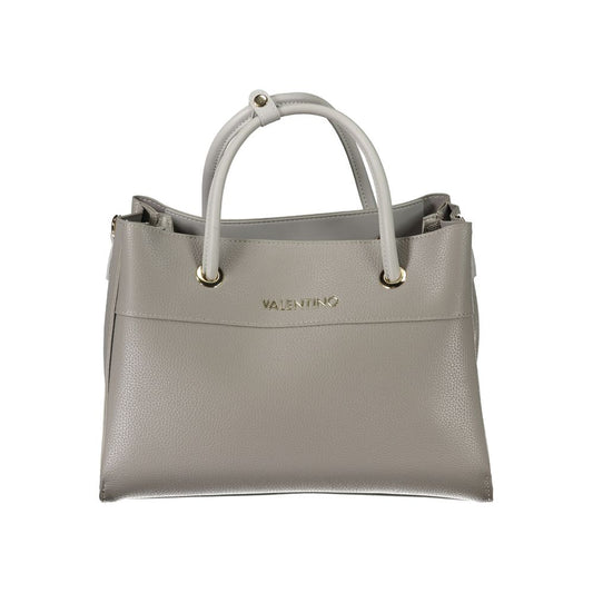 Gray Polyethylene Women Handbag