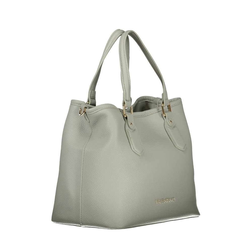 Gray Polyethylene Handbag