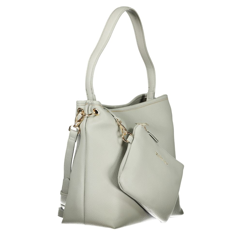 Gray Polyethylene Handbag