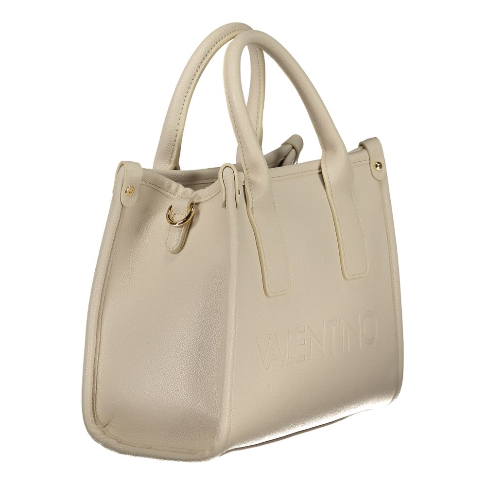 Beige Polyethylene Handbag