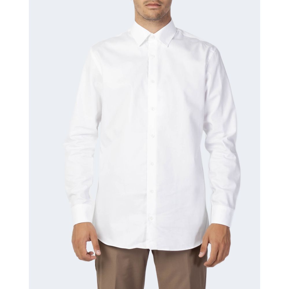 White Cotton Dress Shirt
