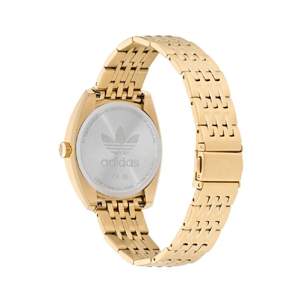 Gold Stainless Steel Dress Watch