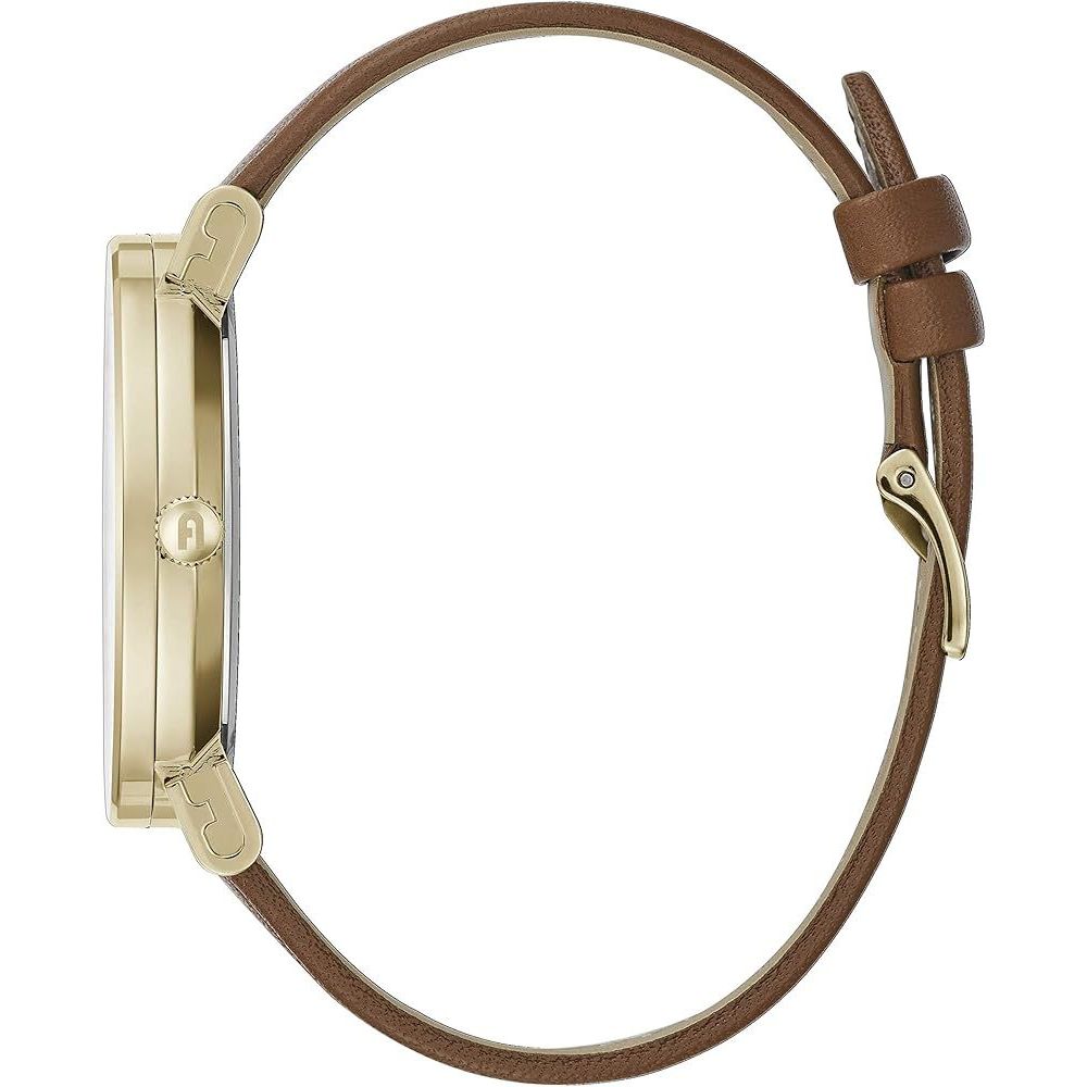 Brown Leather Dress Watch