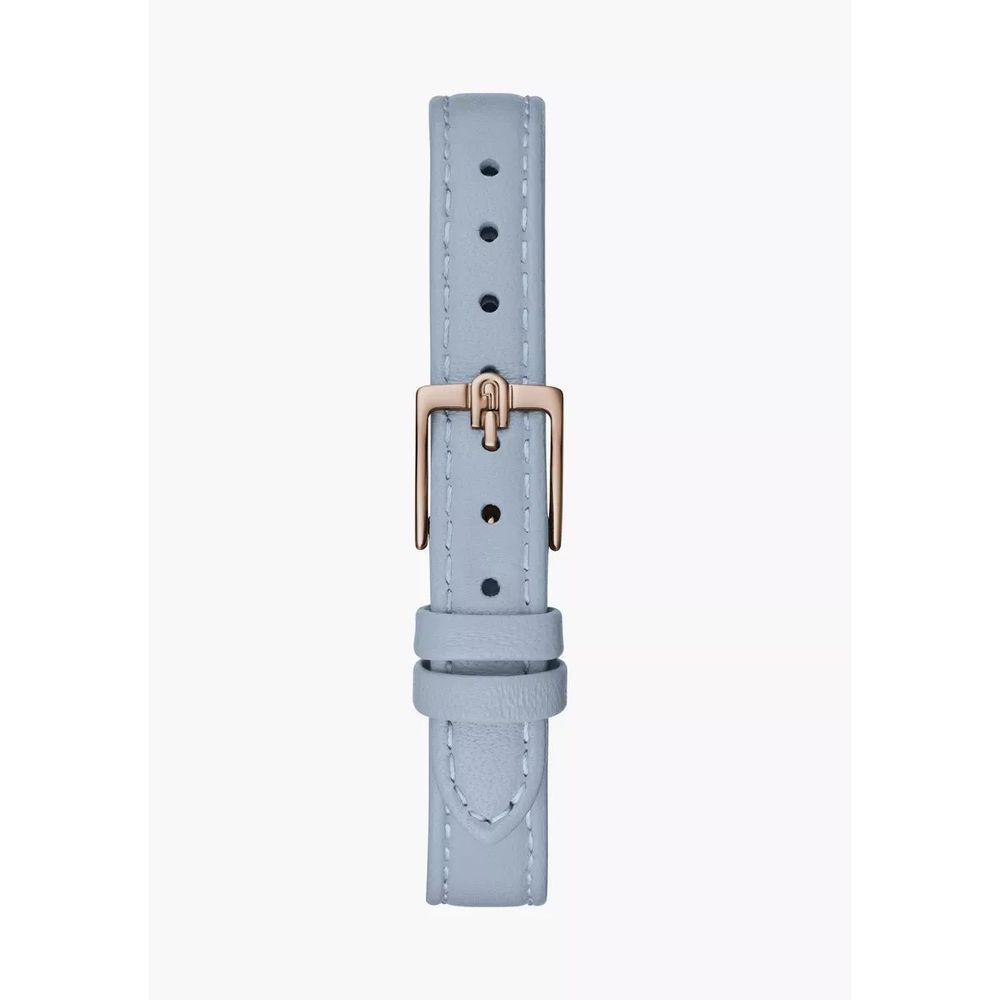 Blue Leather Dress Watch