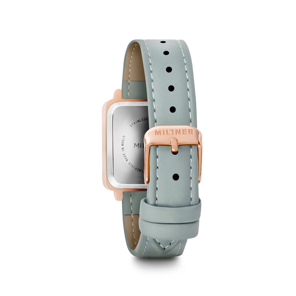 Blue Leather Dress Watch