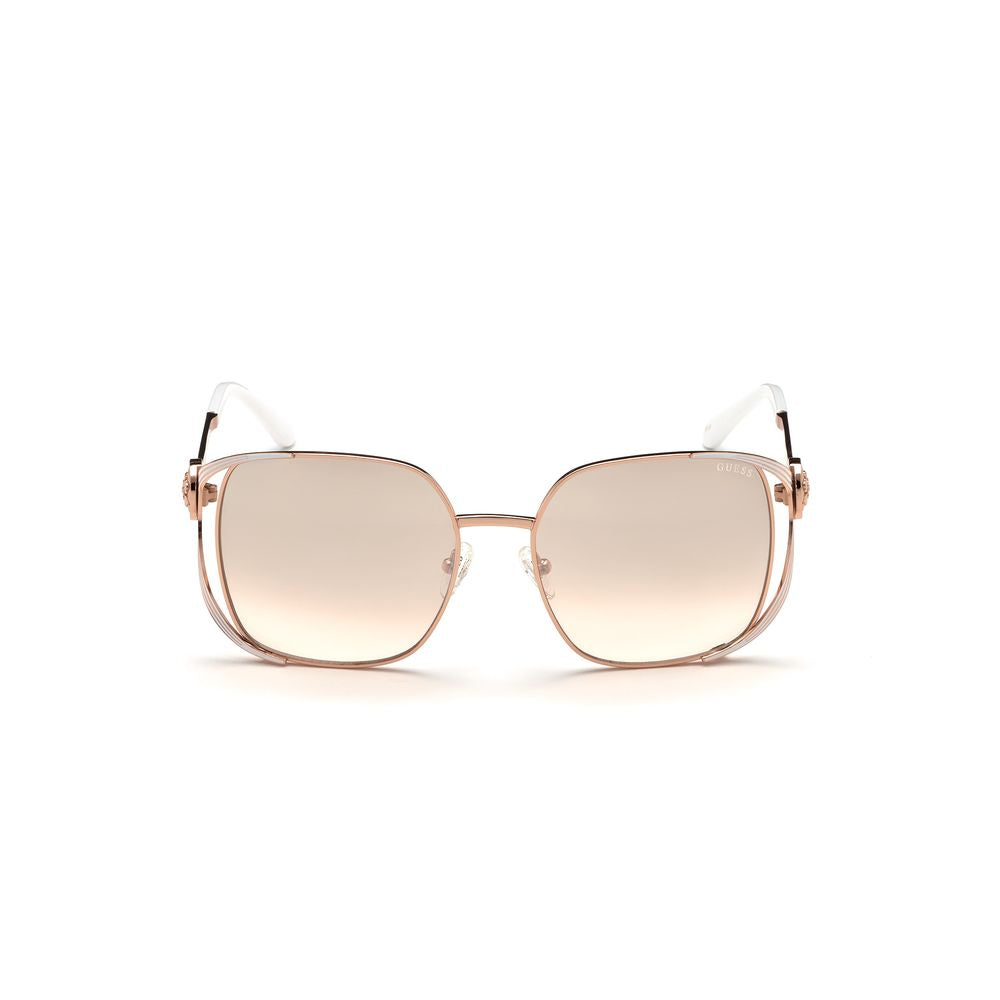 Rose Gold Metal Sunglasses