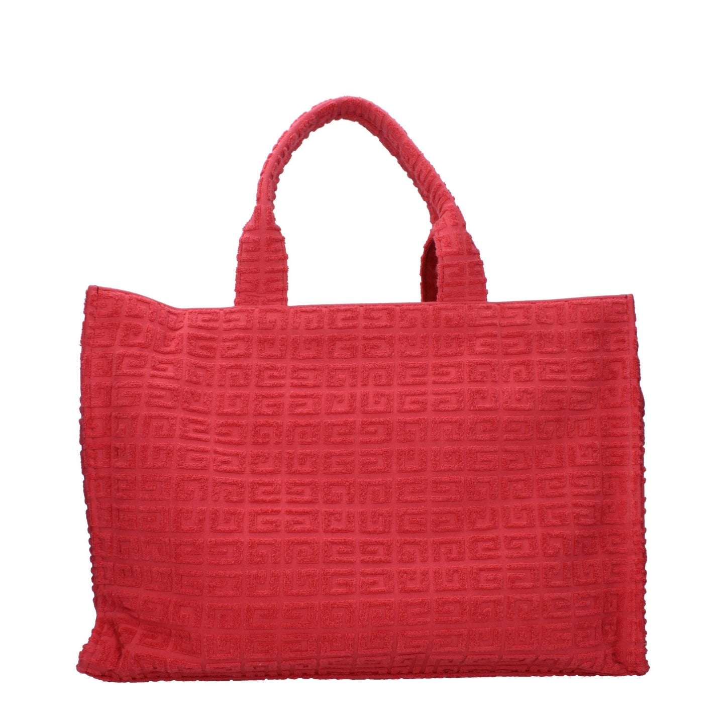 Red Fabric Handbag