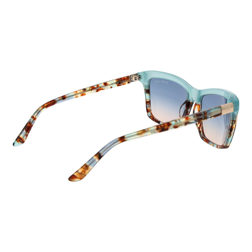 Turquoise Acetate Sunglasses
