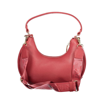 Rosso Polyurethane Woman Shoulder Bag