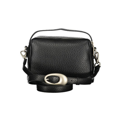 Black Polyurethane Women's Bag