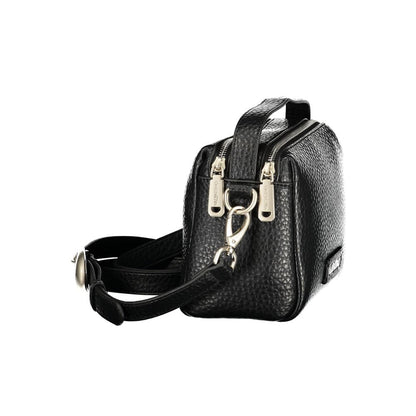 Black Polyurethane Women's Bag