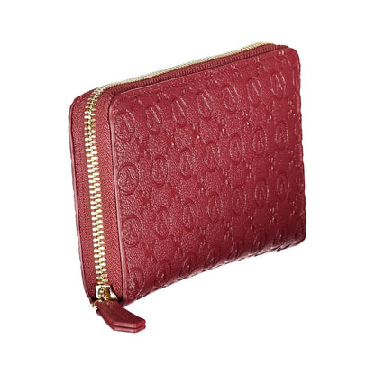 Rosso Polyurethane Women Wallet