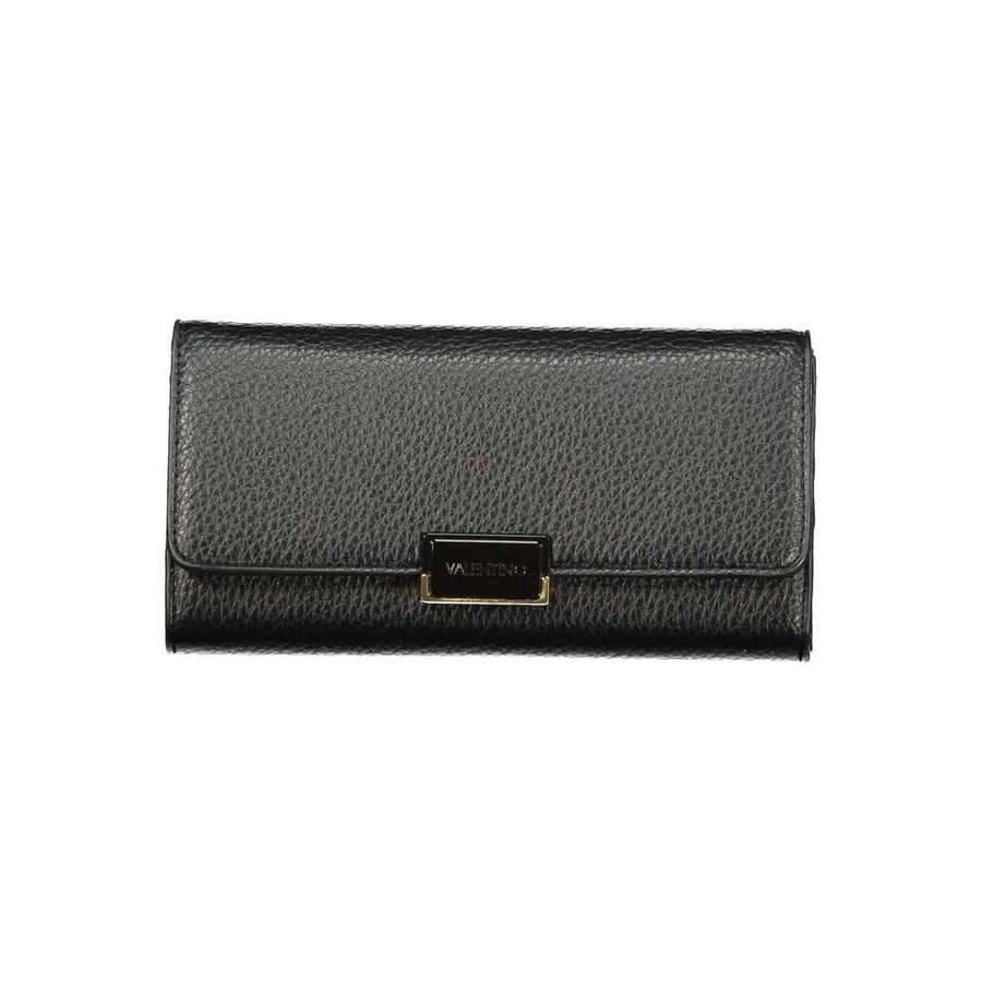 Black Polyurethane Women Wallet