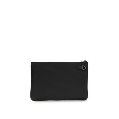 Black Nylon Clutch Bag