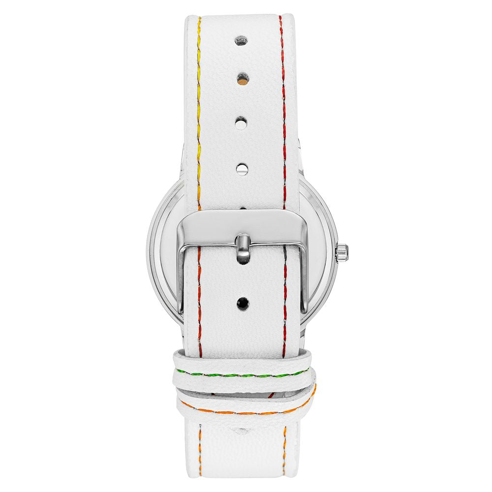 White Plastic Dress Watch