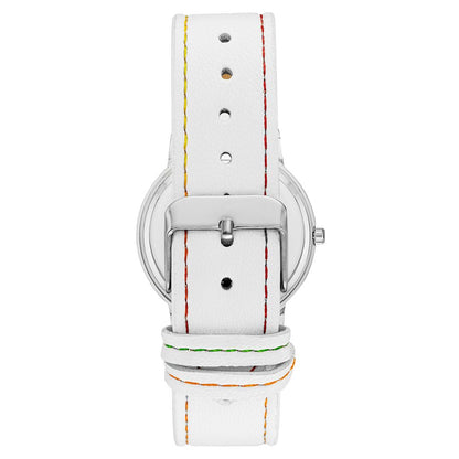 White Plastic Dress Watch