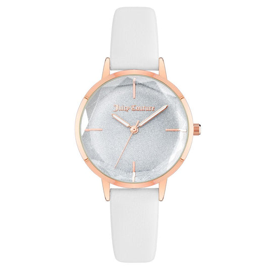 White Plastic Dress Watch
