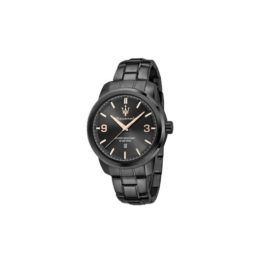 Gray Stainless Steel Dress Watch