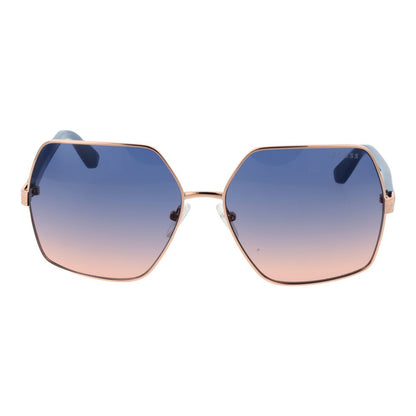 Rose Gold Metal Sunglasses