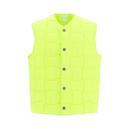 Bicolor Polyamide Sleeveless Jacket