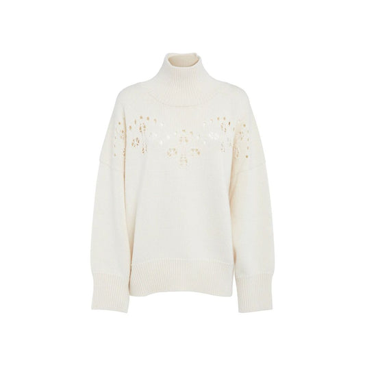 White Wool Sweatshirt