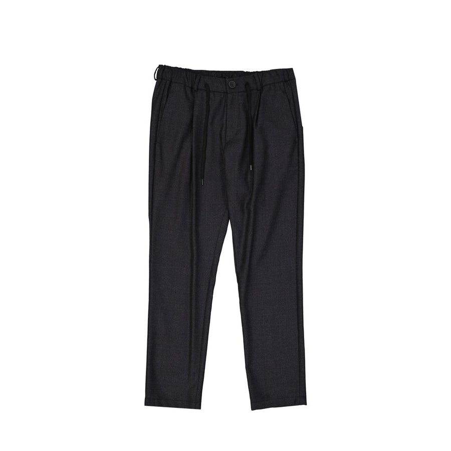 Gray Wool Casual Pants