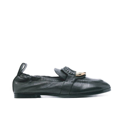 Black Calfskin Moccassin