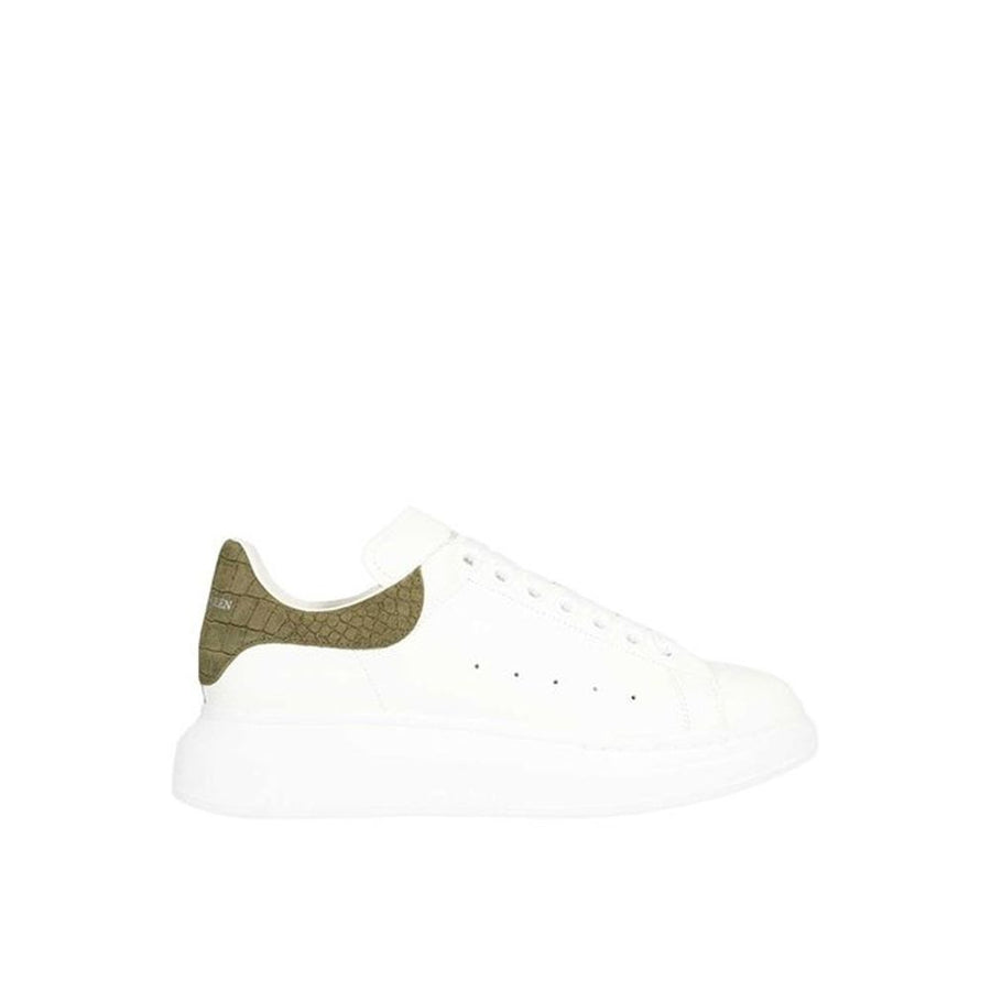 White Calfskin Low Top Sneakers