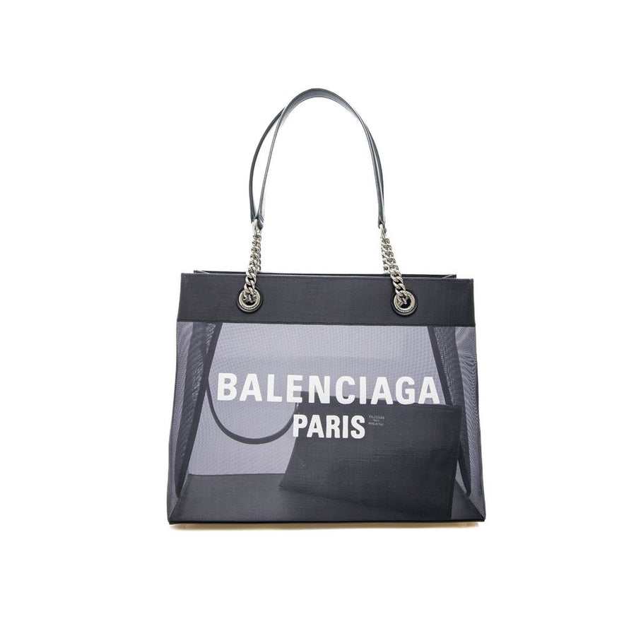 Black Polyester Tote Bag