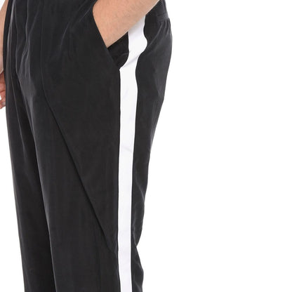 Black Copper Cropped Pants