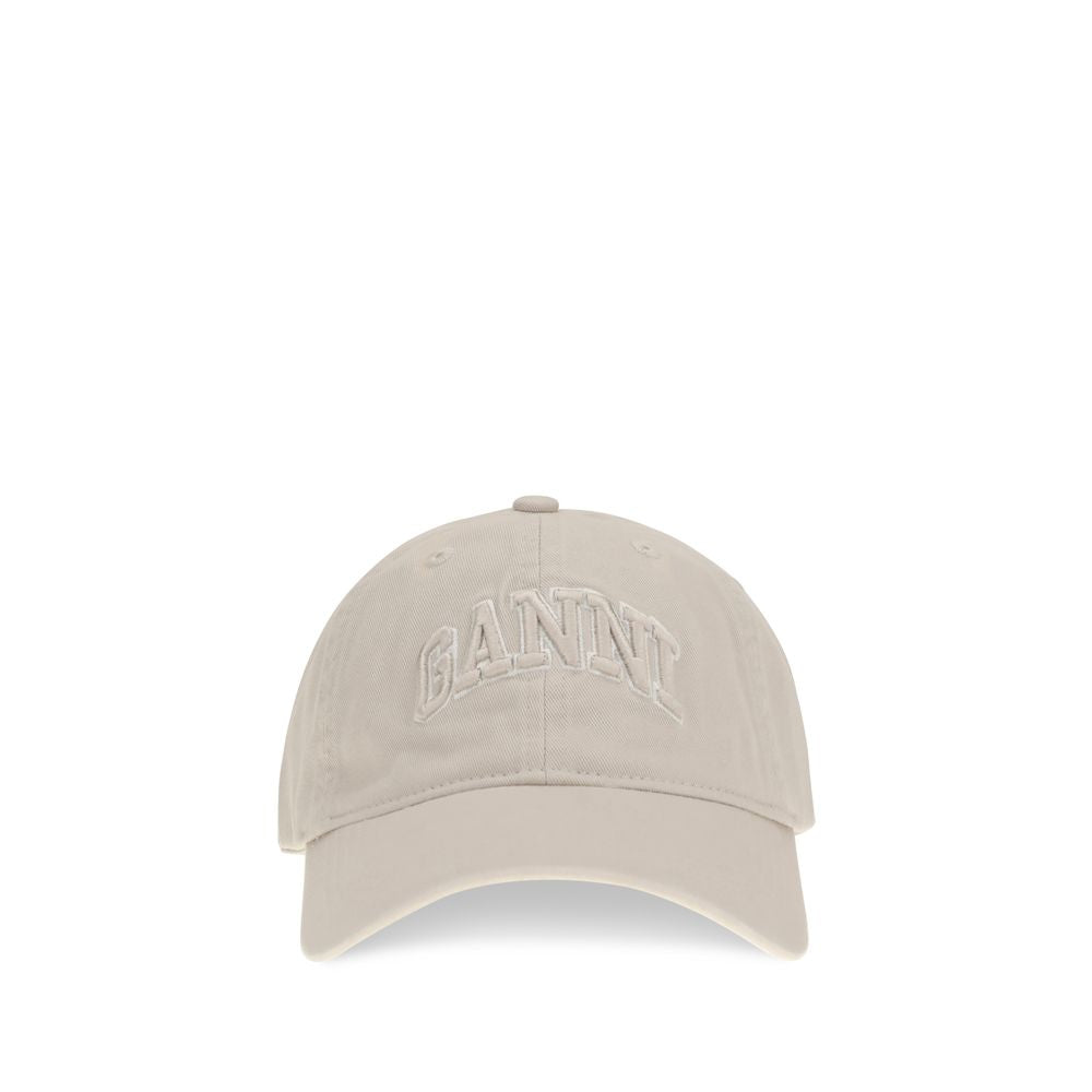 Beige Cotton Cap (Baseball Hat)