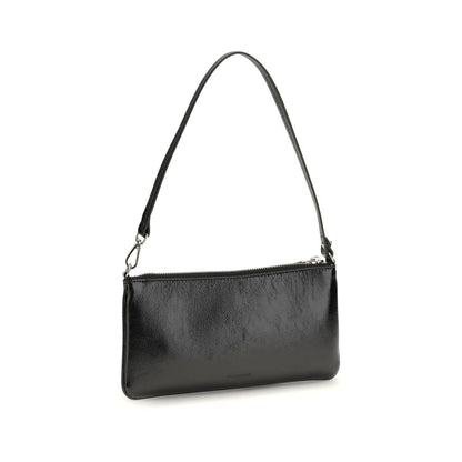 Black Cowhide Shoulder Bag