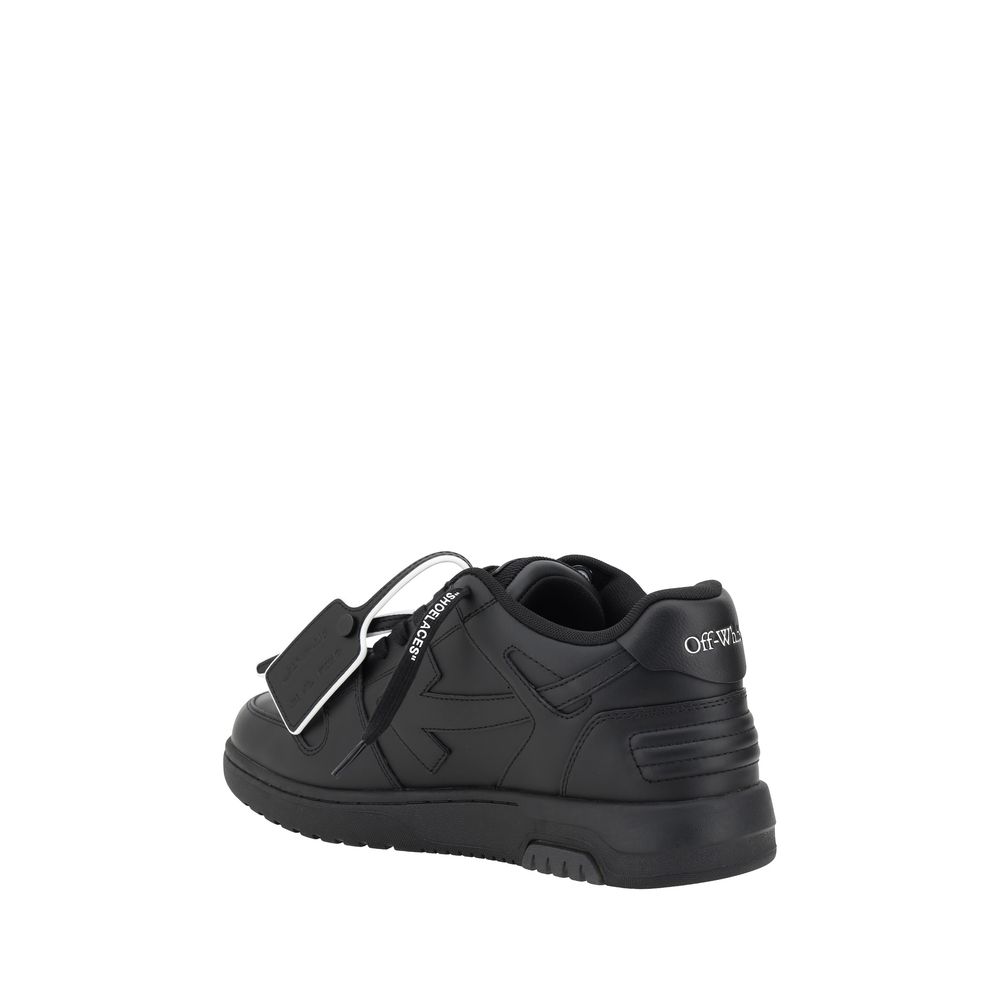 Black Rubber Chunky Sneakers