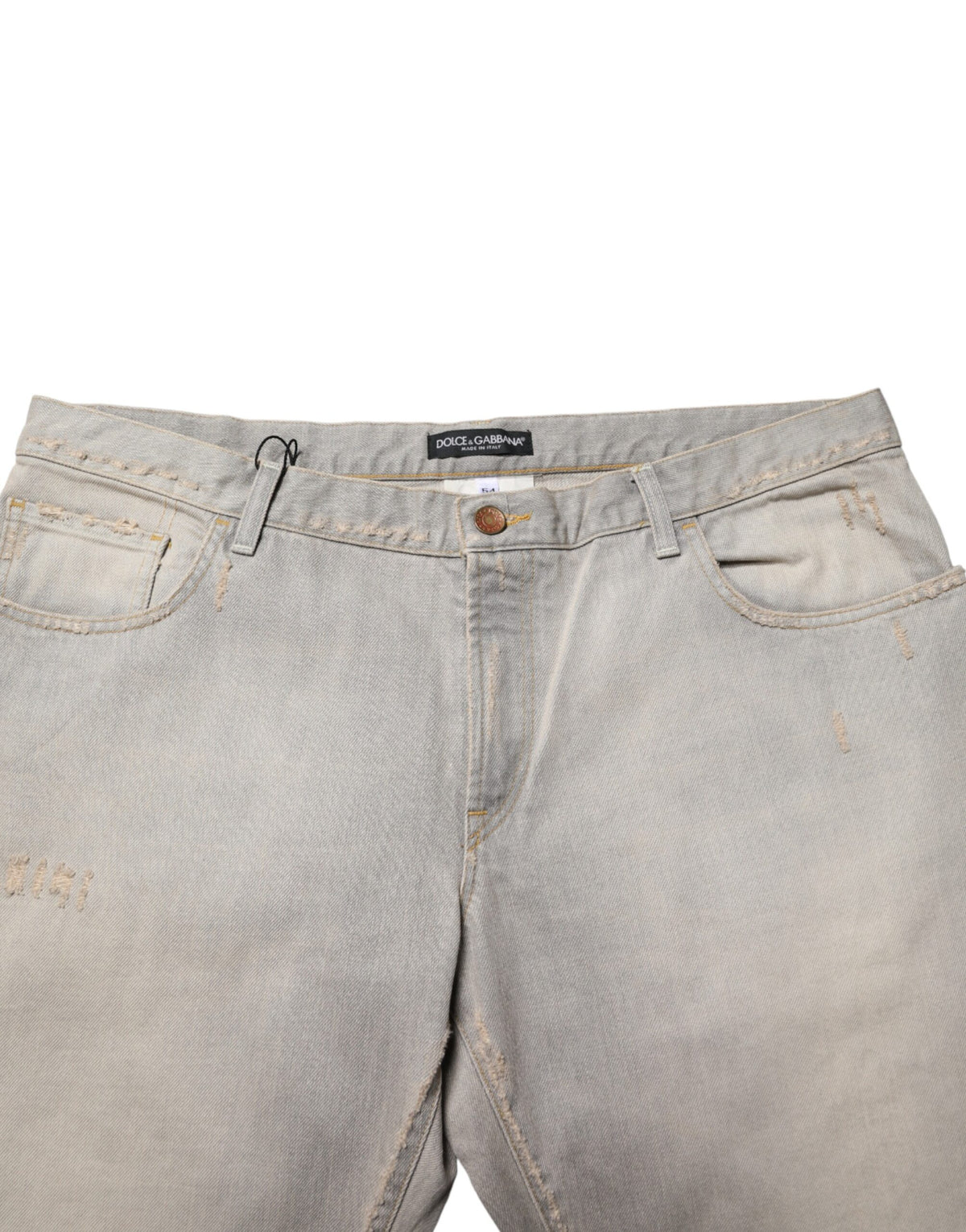 Light Gray Cotton Straight Denim Trouser Jeans