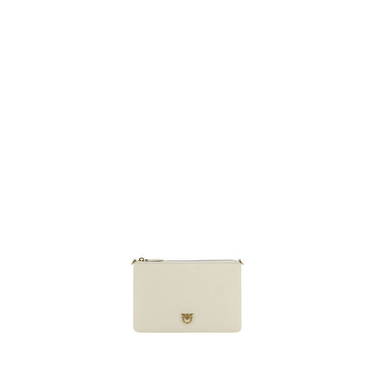 Beige Calf Leather Bos Taurus Shoulder Bag