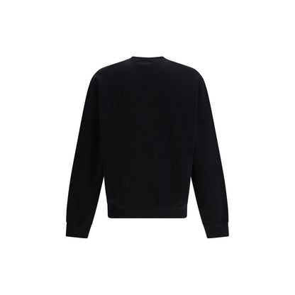 Black Cotton Sweatshirt