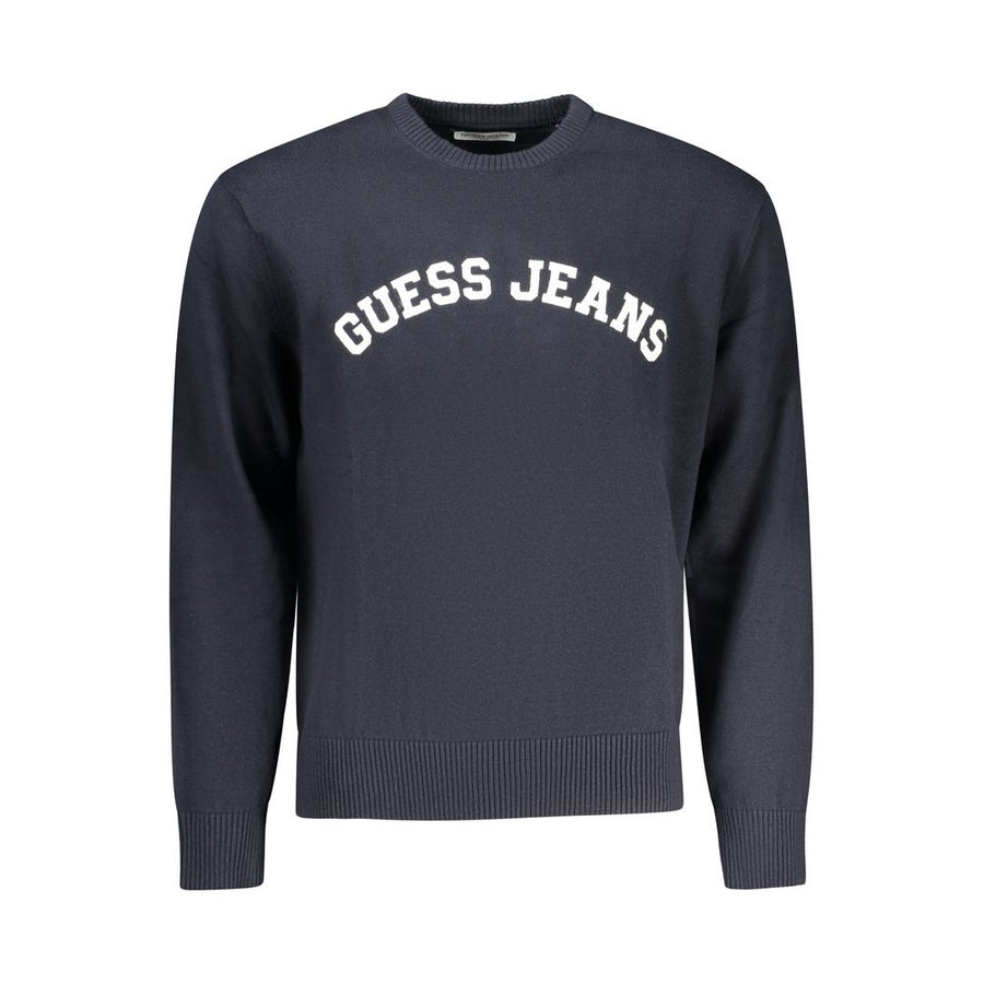 Blue Cotton Men's Sweater