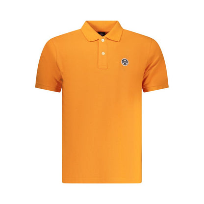Arancione Cotton Men Polo