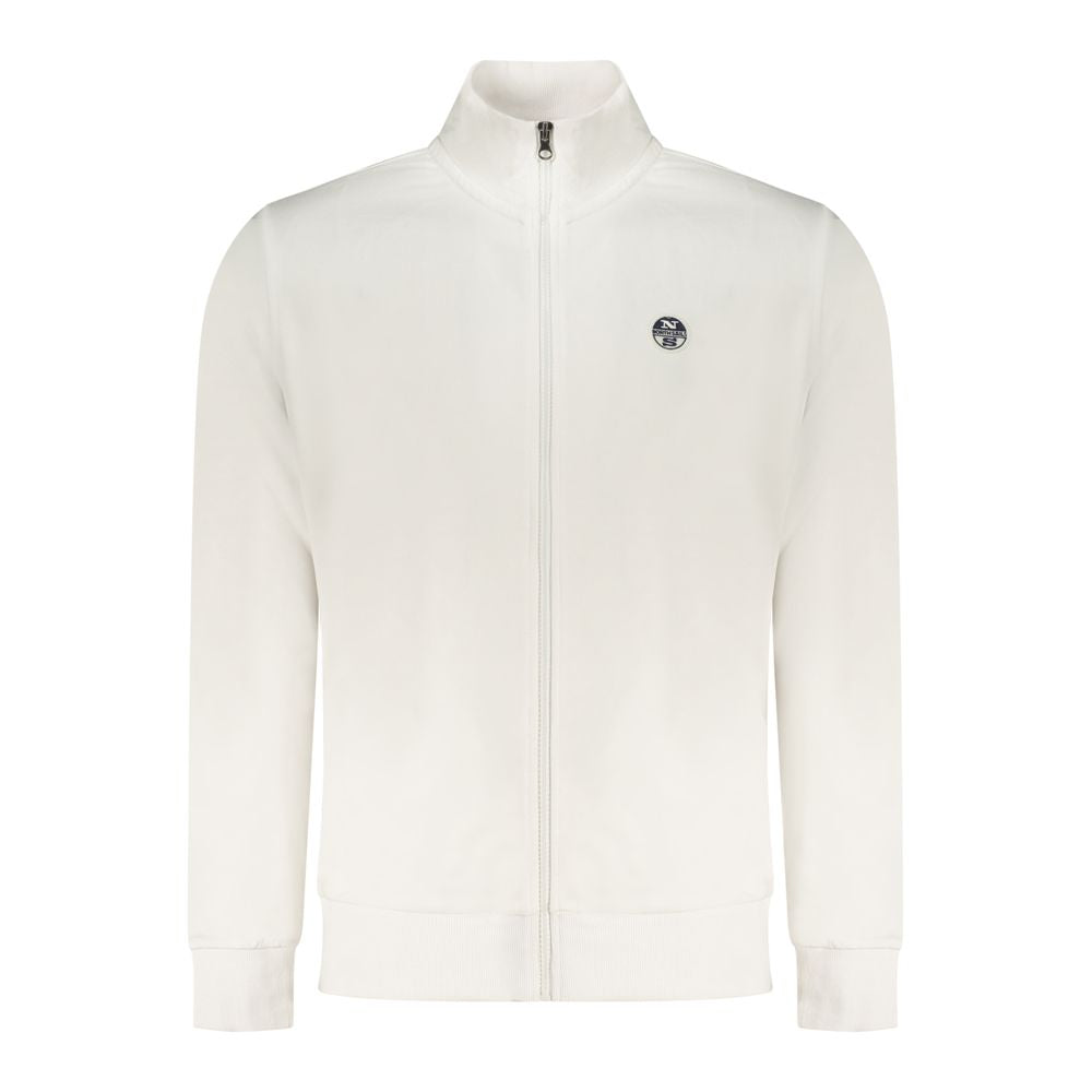 White Cotton Men's Sweatshirt