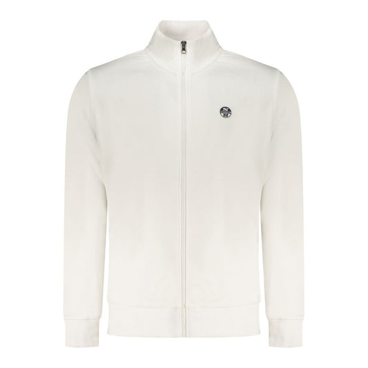 White Cotton Men's Sweatshirt