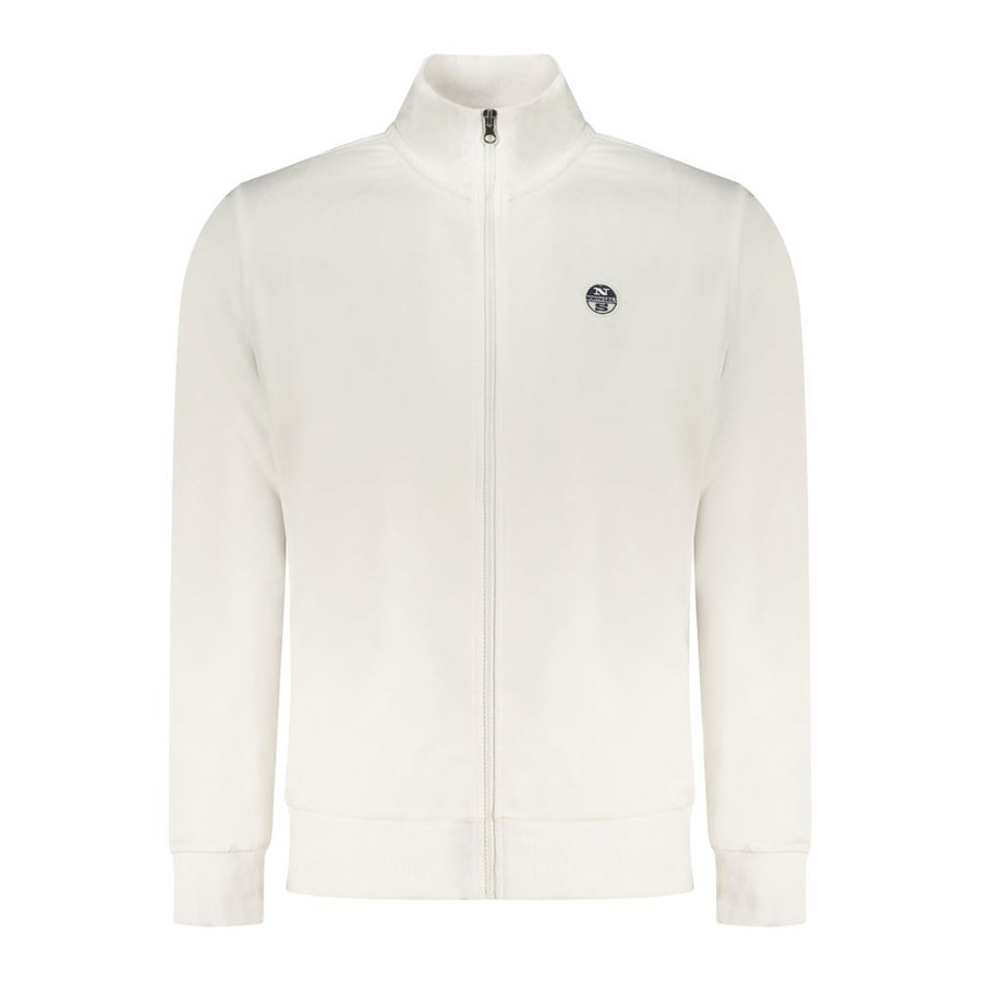 White Cotton Men's Sweatshirt