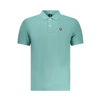 Azzurro Cotton Men Polo