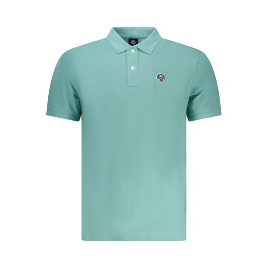 Azzurro Cotton Men Polo