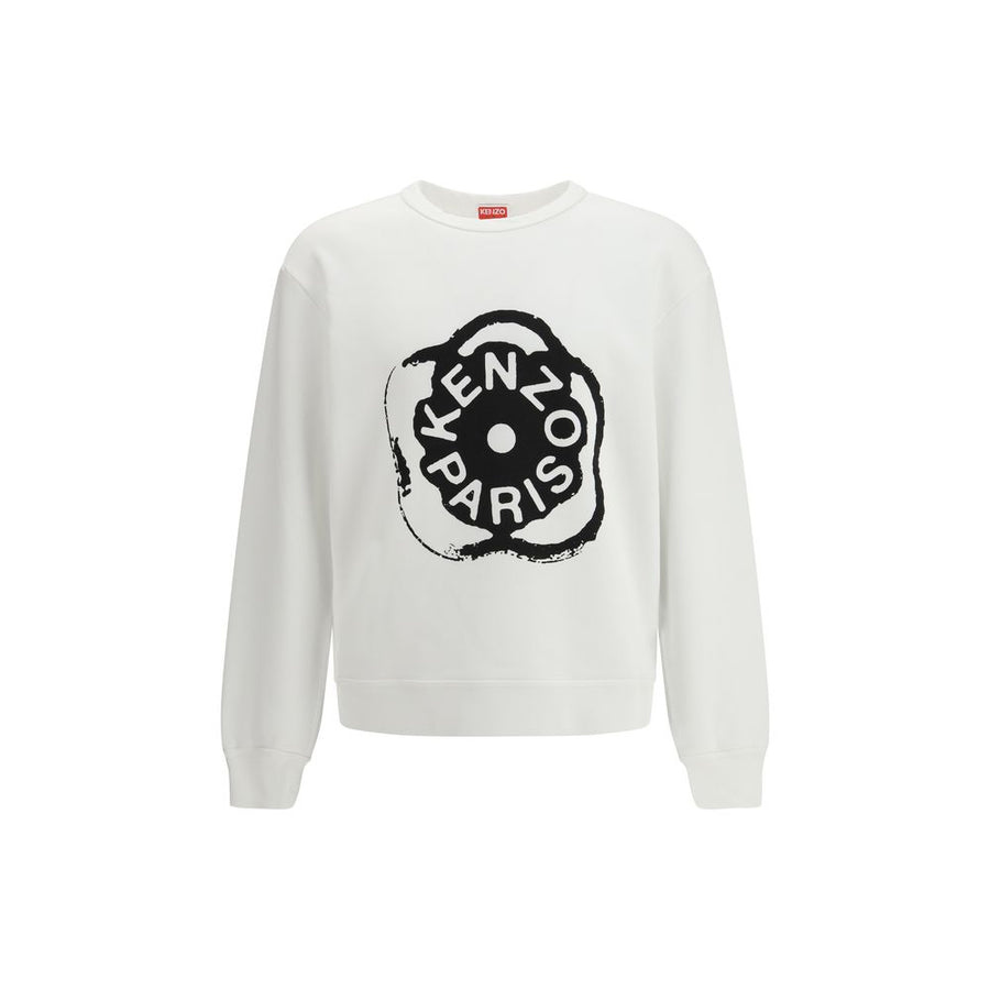White Cotton Sweatshirt