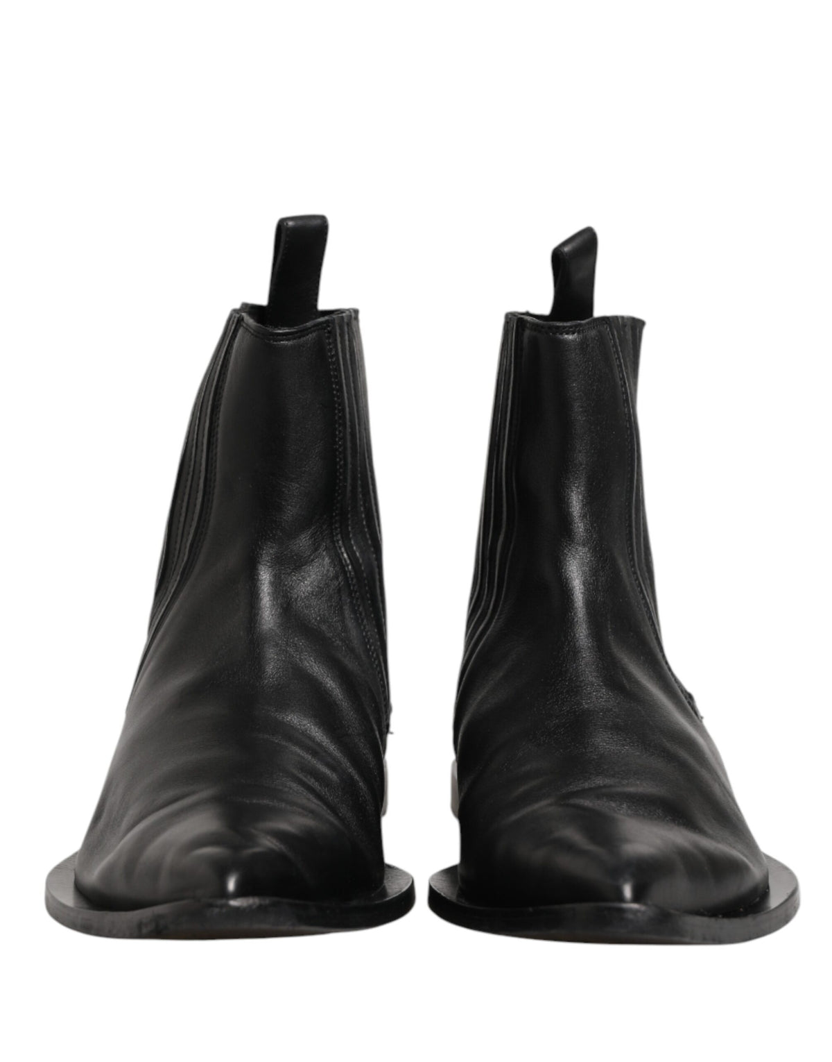 Black Chelsea Men Short Ankle Boots Shoes