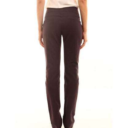 Multicolor Cotton Casual Pants