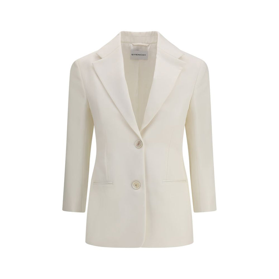 White Wool Blazer