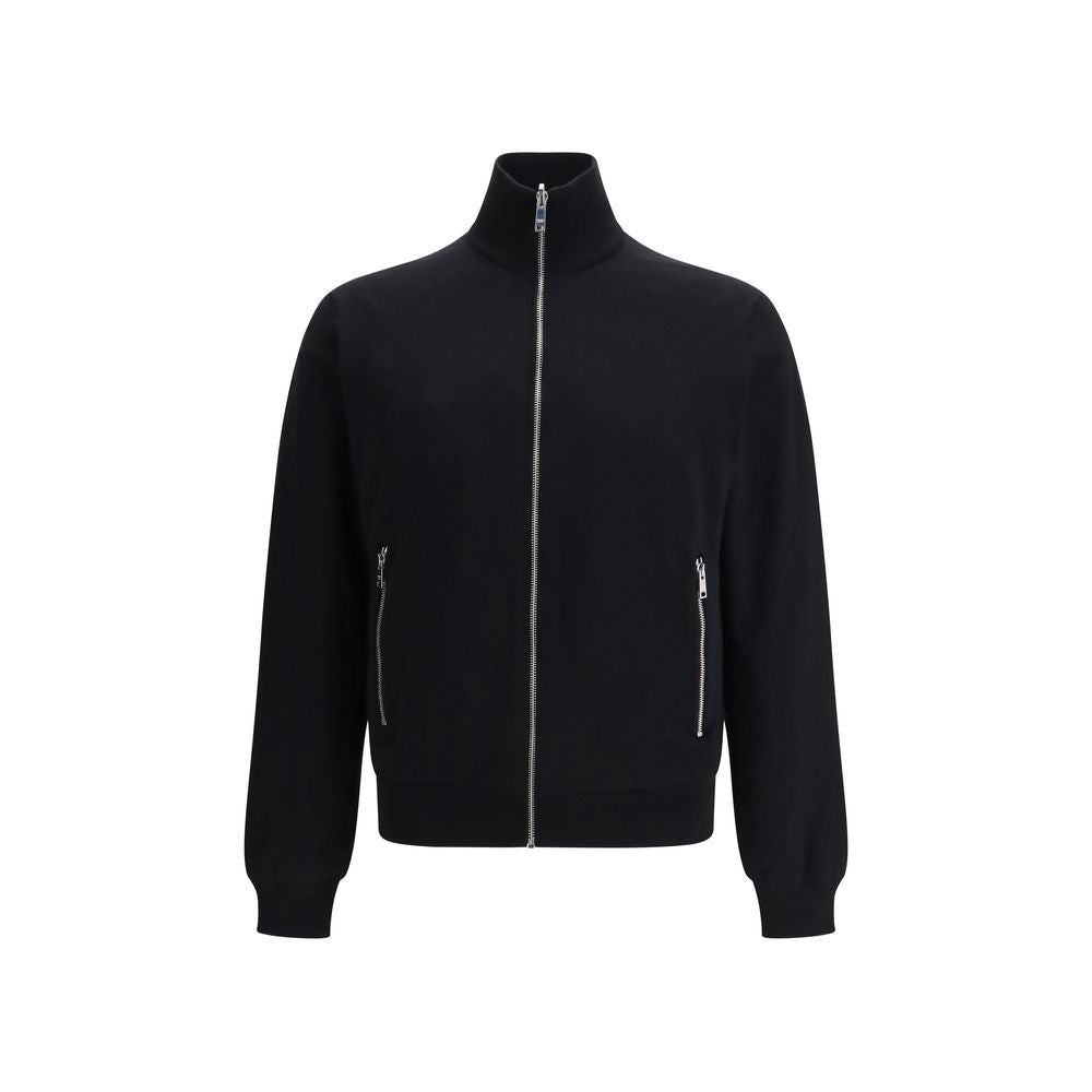 Black Fleece Wool Bomber