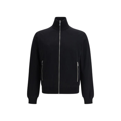 Black Fleece Wool Bomber